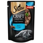 Корм для кошек SHEBA Craft Collection, лосось в соусе, 75 г